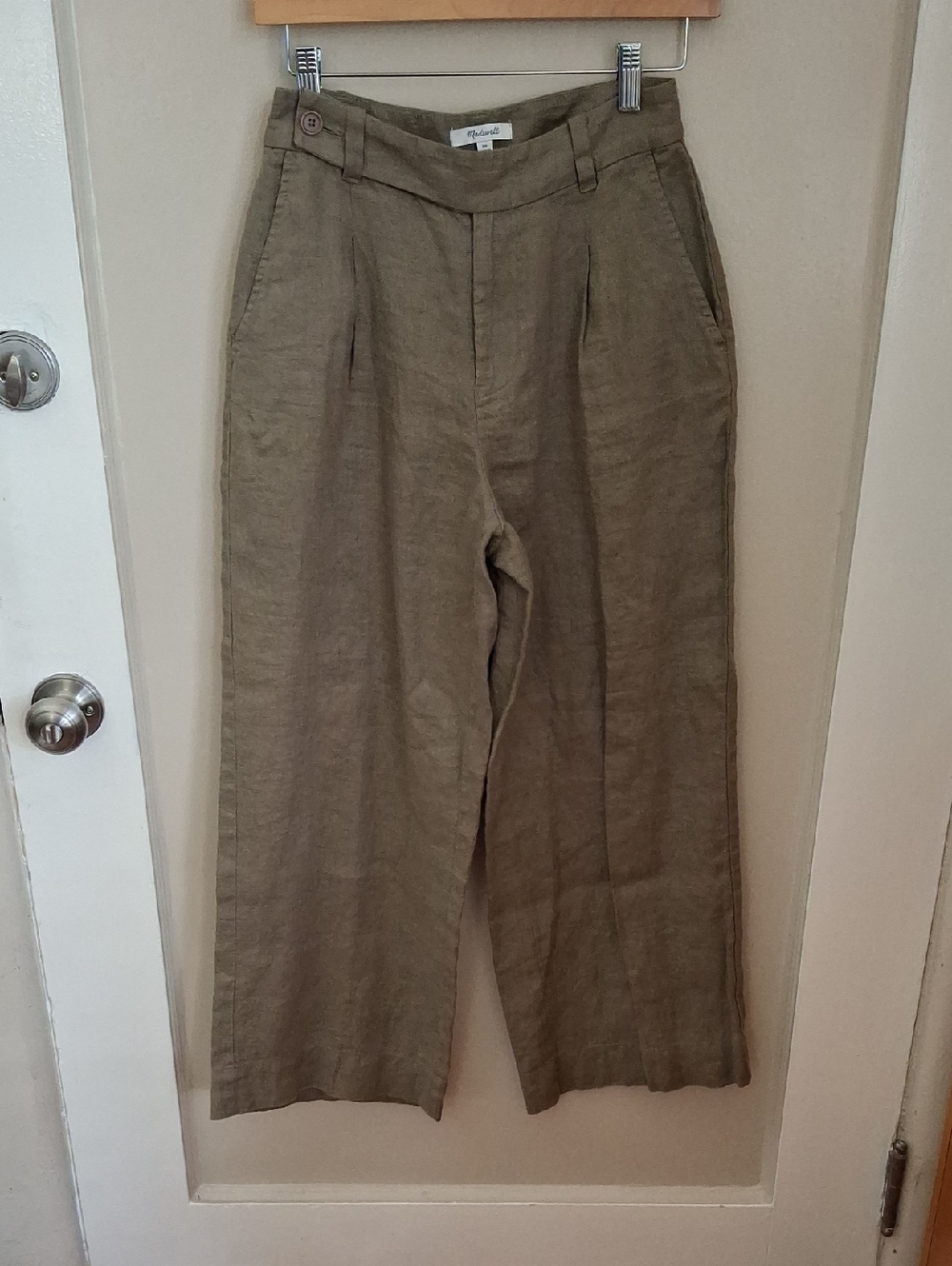 Madewell Petite The Harlow Wide Leg Linen Pant_1